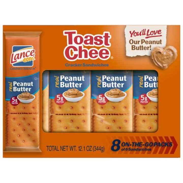 Are Toast Chee peanut butter crackers healthy?