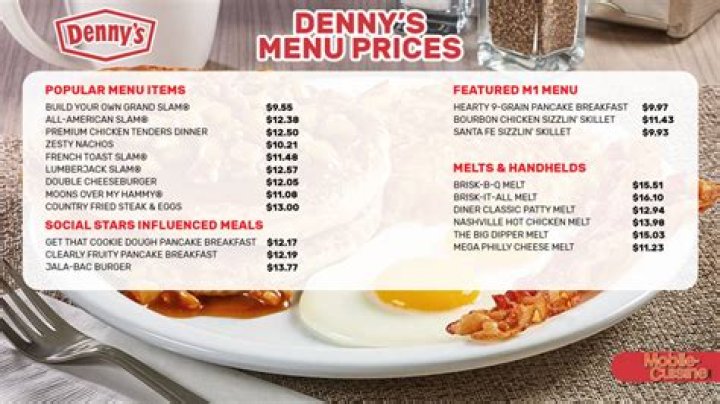 Does Denny’s still have value menu?