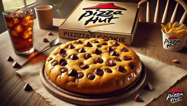 How big is the triple chocolate brownie at Pizza Hut?