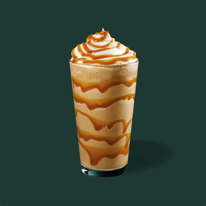 How much does a caramel frappe cost at Starbucks?