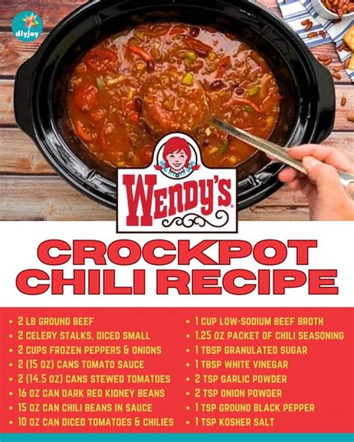 How much does a Wendy’s large chili cost?