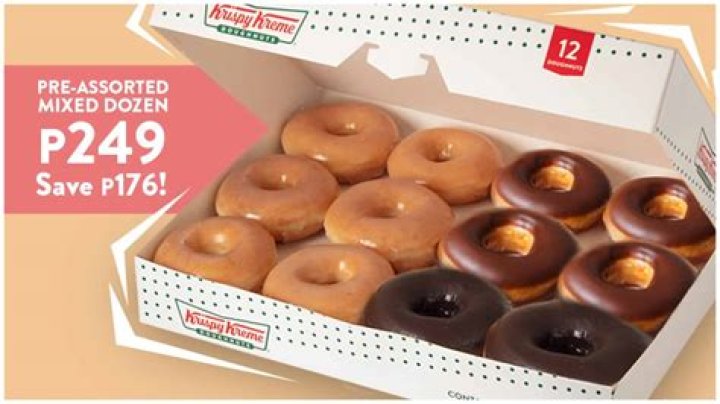 How much is a dozen Krispy Kreme donuts?