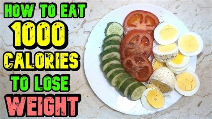 How much weight will I lose on 1000 calories a day?