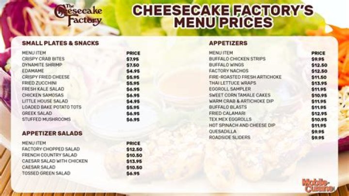 Is Cheesecake Factory expensive?