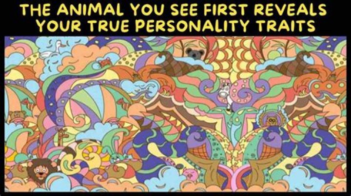 Visual test: The animal you identify will reveal your personality