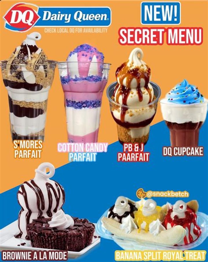 What is Dairy Queen secret menu?