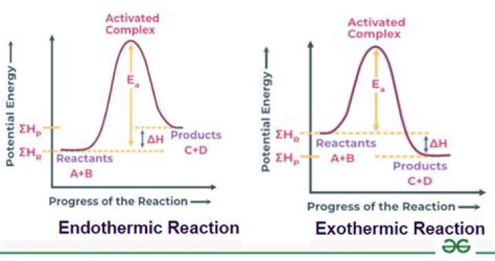 What is endothermic and exothermic reaction with example?