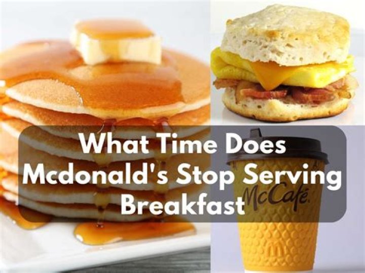 What time they stop selling breakfast at mcdonalds?