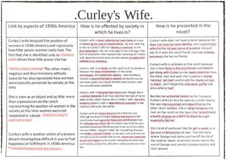 Why did Lennie kill Curley’s wife quizlet?